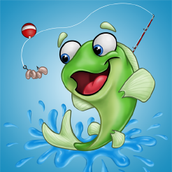 pond fishing icon